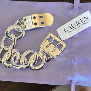 Lauren Ralph Lauren Silver Chunky Chain Bracelet